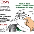             The Palestinian Youth Movement (PYM) – Bay Area chapter is calling for urgent action to help support education for refugee children from Syria In partnership with […]