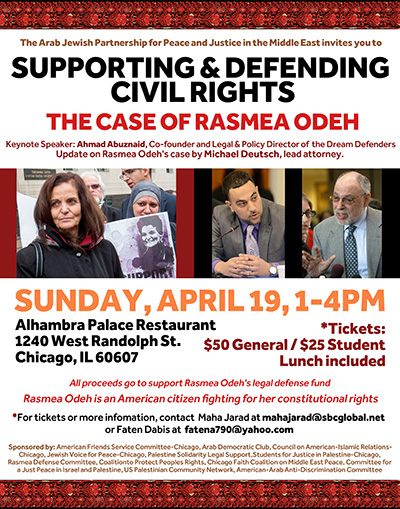 ajp rasmea fundraiser