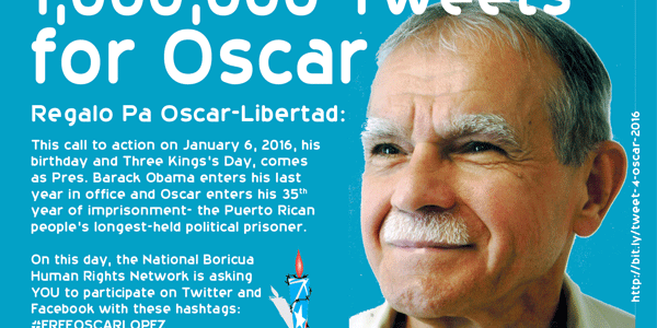 One Million Tweets to #FreeOscarLopez Today, on Oscar Lopez’ 73rd birthday, USPCN joins the National Puerto Rican Agenda and National Boricua Human Rights Network‘s (NBHRN’s) call for One Million Tweets […]