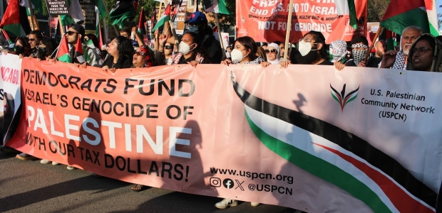 This is a speech by USPCN-Chicago member Nadiah Alyafai at the Oct. 5th rally and march in Chicago commemorating one year of Israeli genocide against the Palestinian people. One Year […]